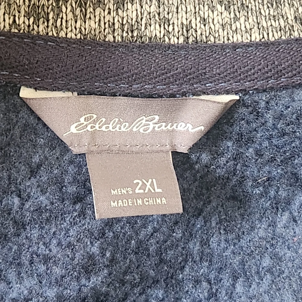 EDDIE BAUER Men's Radiator Fleece Quarter Zip Pullover - Size XXL